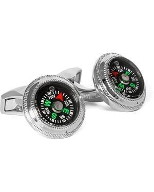 Tateossian Compass Cufflinks - Metallic