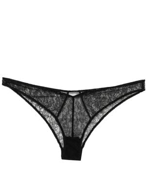 Kiki de Montparnasse Petite Fleur Brief - Black