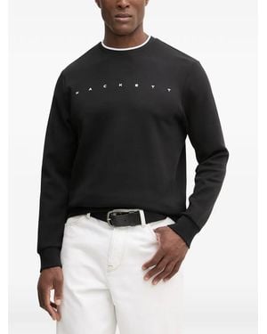 Hackett Logo-Print Sweatshirt - Black