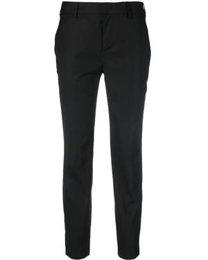 PT Torino Straight-Leg Virgin Wool Pants - Black