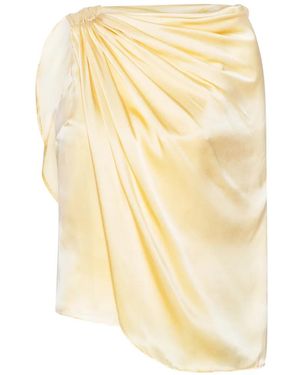 ROTATE BIRGER CHRISTENSEN Cape-Detail Blouse - Metallic