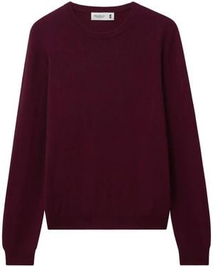 Pringle of Scotland Crew-Neck Cashmere Knitted Jumper - Purple