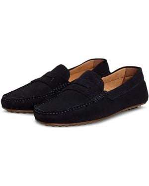 Hackett Mocasines Driver Saddle - Negro