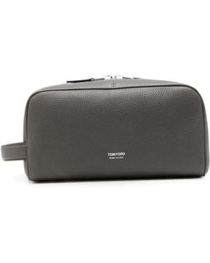 Tom Ford Neceser Con Cremalleras - Gris