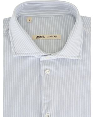Maurizio Baldassari Striped Shirt - Blue