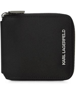 KARL LAGERFELD K/Nylon Wallet - Black