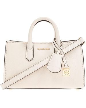 MICHAEL Michael Kors Mini Scarlett lock-detail tote bag - Neutro