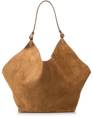 KHAITE Medium The Lotus Tote Bag - Brown