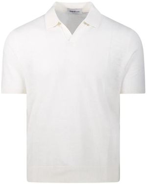 Diana Studio T-Shirt À Col V - Blanc