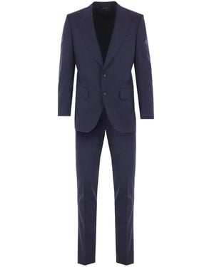 Tom Ford Two-Button Wool Suit - Blue