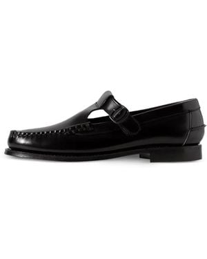 Hereu Alber Loafer Mit T-Riemen - Schwarz