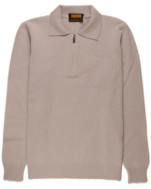 Svevo Zip Pocket Polo Shirt - Natural