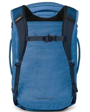 Osprey Transporter Grid-Pattern Backpack - Blue