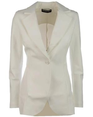 La Petite Robe Di Chiara Boni Lua Blazer - White