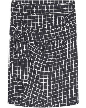 Dries Van Noten Draped Midi Skirt - Black