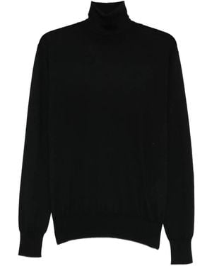 Jil Sander High-Neck T-Shirt - Black