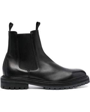 Officine Creative Joss Slip-On Leather Chelsea Boots - Black