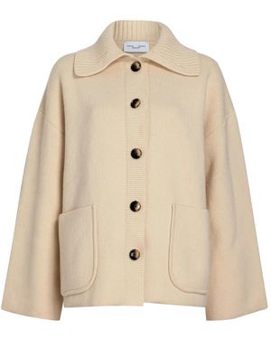 Proenza Schouler Nelly Button-Up Jacket - Natural