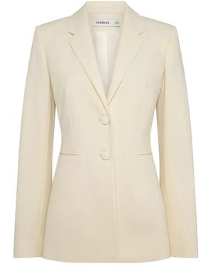 FFORME Bennet Single-Breasted Blazer - Natural