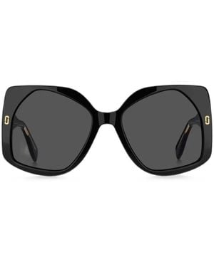 Marc Jacobs Geometric-Frame Sunglasses - Black