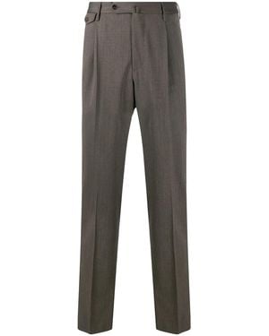 PT Torino Tapered Tailored Trousers - Grey