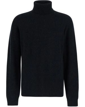 Roberto Collina Roll-Neck Knitted Jumper - Black