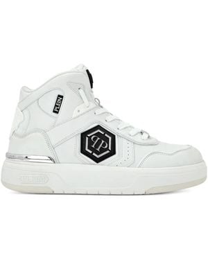 Philipp Plein Predator Trainers - White