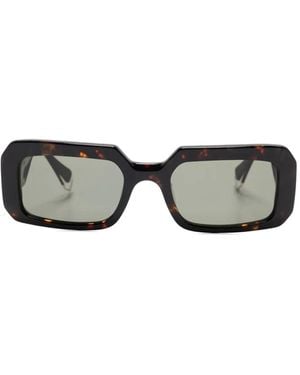 Gigi Studios Camille Rectangular-Frame Sunglasses - Grey