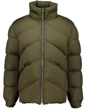 Tom Ford Chevron-Quilted Puffer Jacket - Green