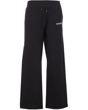 Burberry Embroidered Logo-detail Track Trousers - Blue