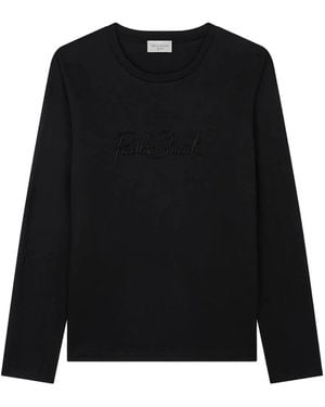Paul & Shark Logo-Embroidered Cotton T-Shirt - Black