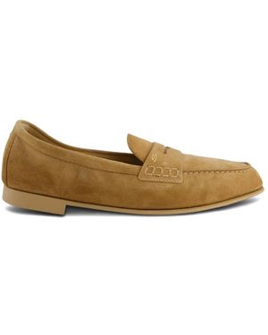 Santoni Vibe Loafers - Natural