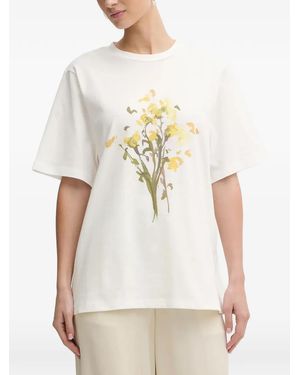 Stine Goya Floral-Print T-Shirt - White