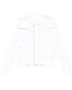 Sacai Hooded Paneled Jacket - White