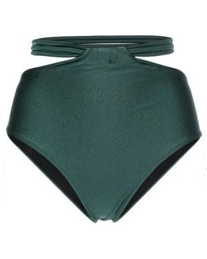 PATBO Cut-Out High-Waisted Bikini Brief - Green