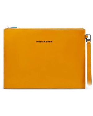 Piquadro Ipad Pro Clutch Bag - Orange
