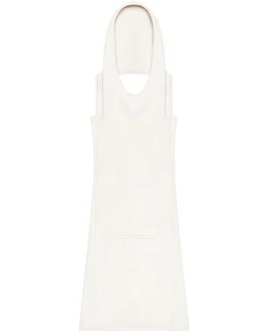 Courreges Oblique Dress - White
