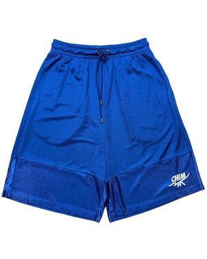 Happy Memories Don't Die Chim Basketball Shorts - Blue
