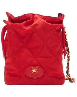 Burberry ホースシューミニバッグ - レッド