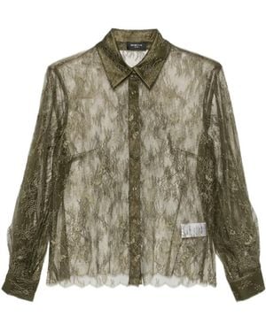 Nenette Lace Long-Sleeve Shirt - Green