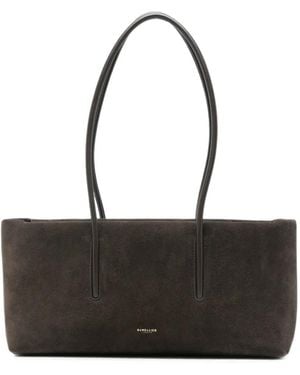 DeMellier Stockholm Suede Shoulder Bag - Black