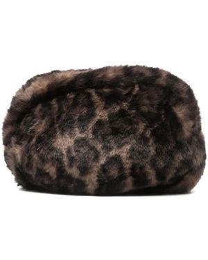 Apparis Animal Print Zip Wallet - Black