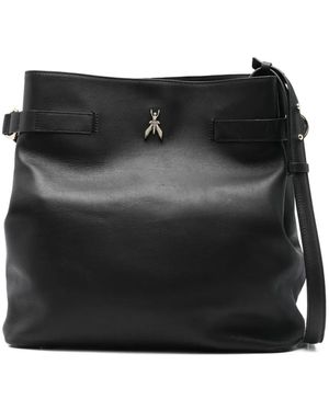 Patrizia Pepe New Business Bucket Bag - Black
