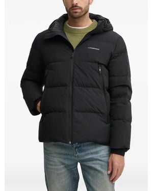 Lindbergh Veste Matelassée À Capuche - Noir