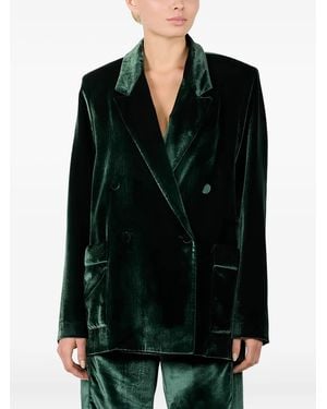 F.R.S For Restless Sleepers Fluwelen Blazer - Groen