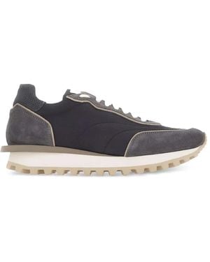 Eleventy Sneakers Con Inserti - Bianco