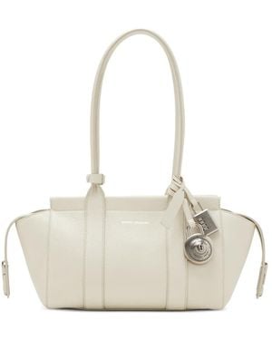 Marc Jacobs The Satchel Leather Tote Bag - White