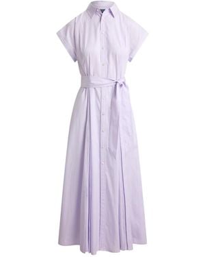 Polo Ralph Lauren Shirt Dresses - Purple
