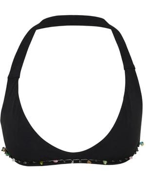Christopher Esber Beach Quartz Minuscule Bikini Top - Black