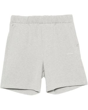 Calvin Klein Logo-Embroidered Elasticated Shorts - White